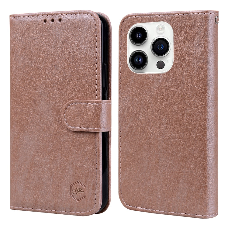 Skin Feeling Oil Leather Texture PU + TPU Phone Case, Series 4