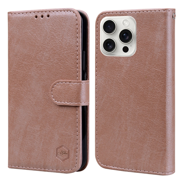 Skin Feeling Oil Leather Texture PU + TPU Phone Case, Series 2