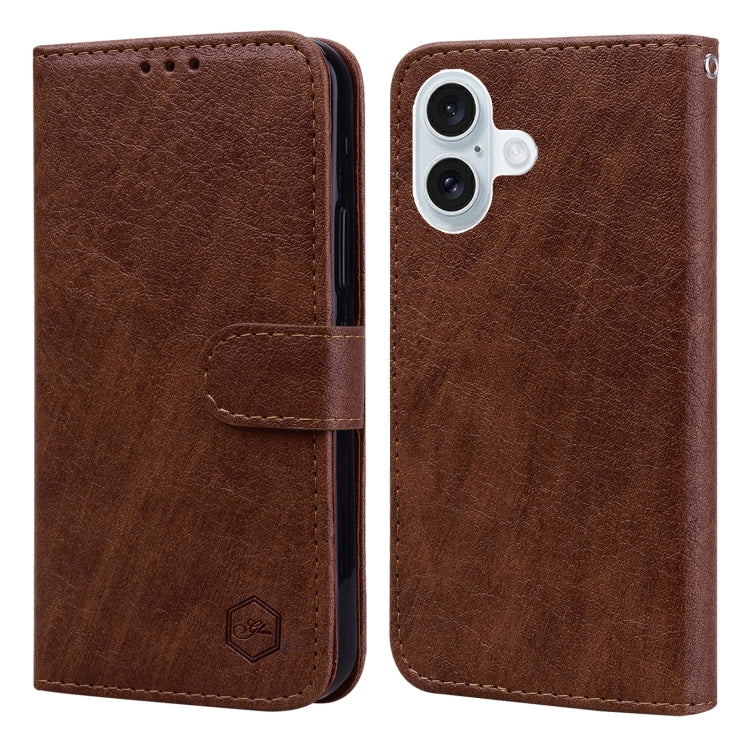 Skin Feeling Oil Leather Texture PU + TPU Phone Case, Series 1