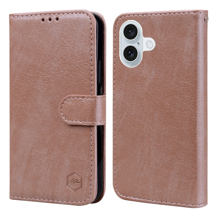 Skin Feeling Oil Leather Texture PU + TPU Phone Case, Series 3