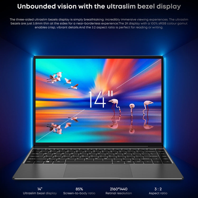 CHUWI CoreBook X 14 inch Laptop, Windows 11 Intel 12th Gen Core i5-1235U Deca Core, i5-1235U 16GB+512GB