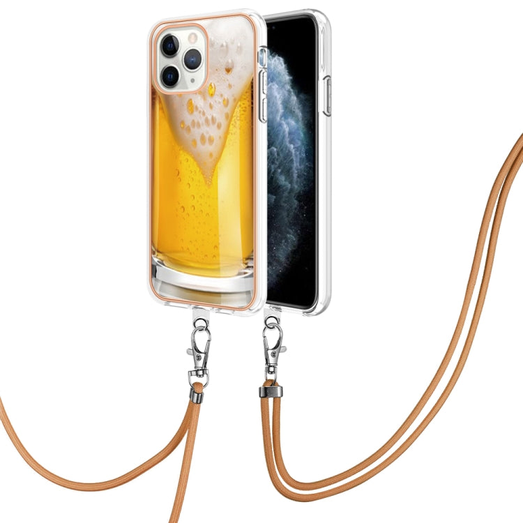 Electroplating Dual-side IMD Phone Case with Lanyard, Series 3