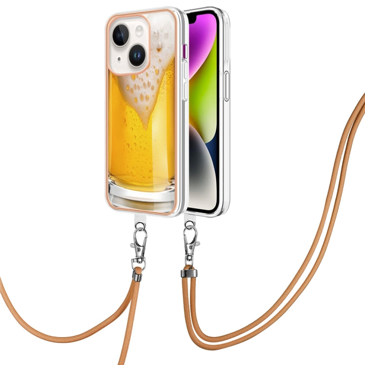 Electroplating Dual-side IMD Phone Case with Lanyard, Series 6