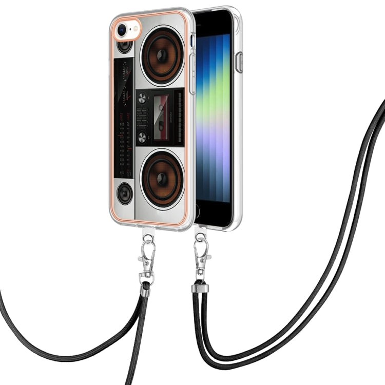 Electroplating Dual-side IMD Phone Case with Lanyard, Series 6