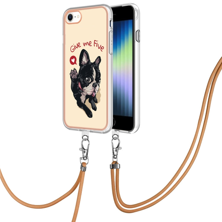 Electroplating Dual-side IMD Phone Case with Lanyard, Series 6