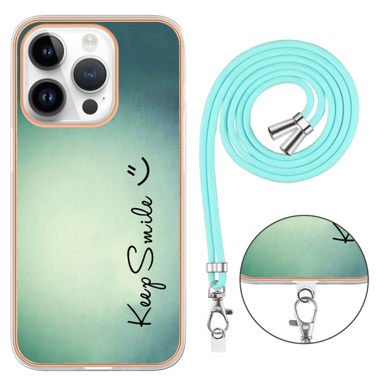 Electroplating Dual-side IMD Phone Case with Lanyard, Series 7