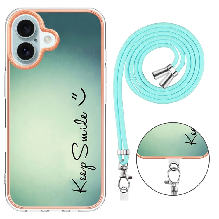 Electroplating Dual-side IMD Phone Case with Lanyard, Series 2