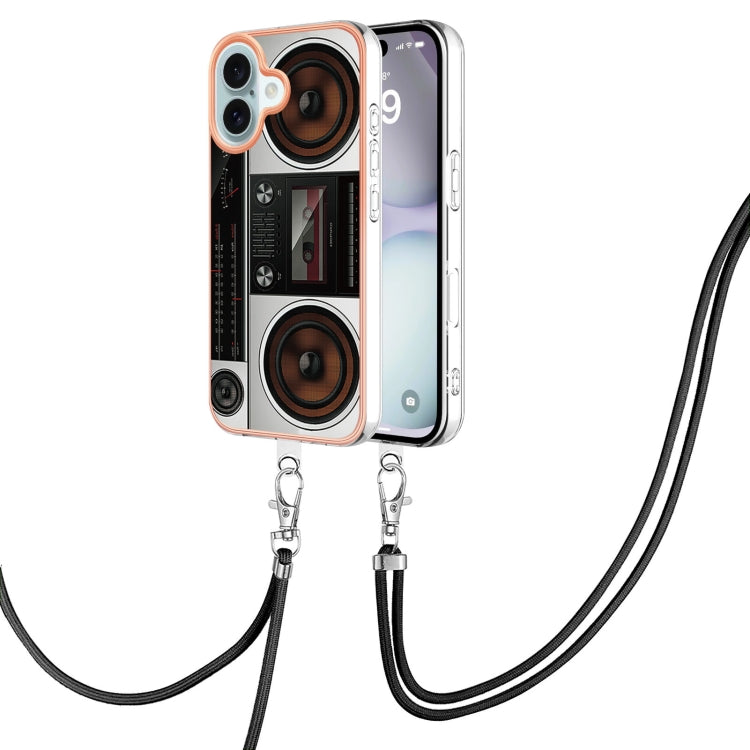 Electroplating Dual-side IMD Phone Case with Lanyard, Series 2