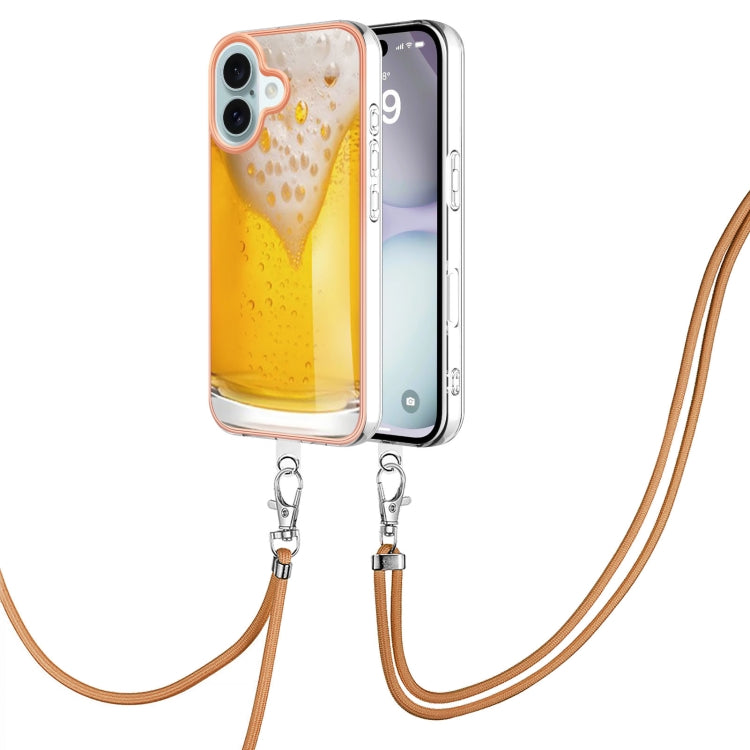 Electroplating Dual-side IMD Phone Case with Lanyard, Series 2