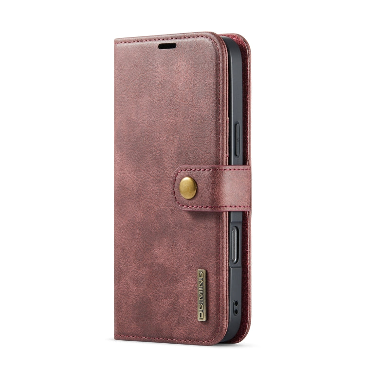 DG.MING Crazy Horse Texture Detachable Magnetic Leather Phone Case, Series 2