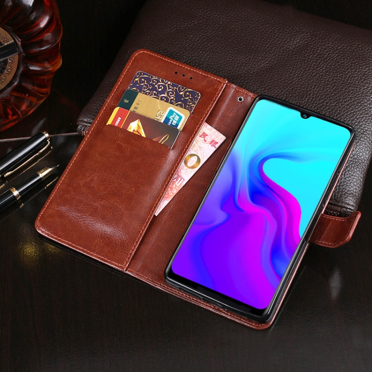 idewei Crazy Horse Texture Horizontal Flip Leather Case with Holder & Card Slots & Wallet, For Blackview A80, For Huawei Honor 9A, For Huawei Honor 9S, For Huawei Honor 9C