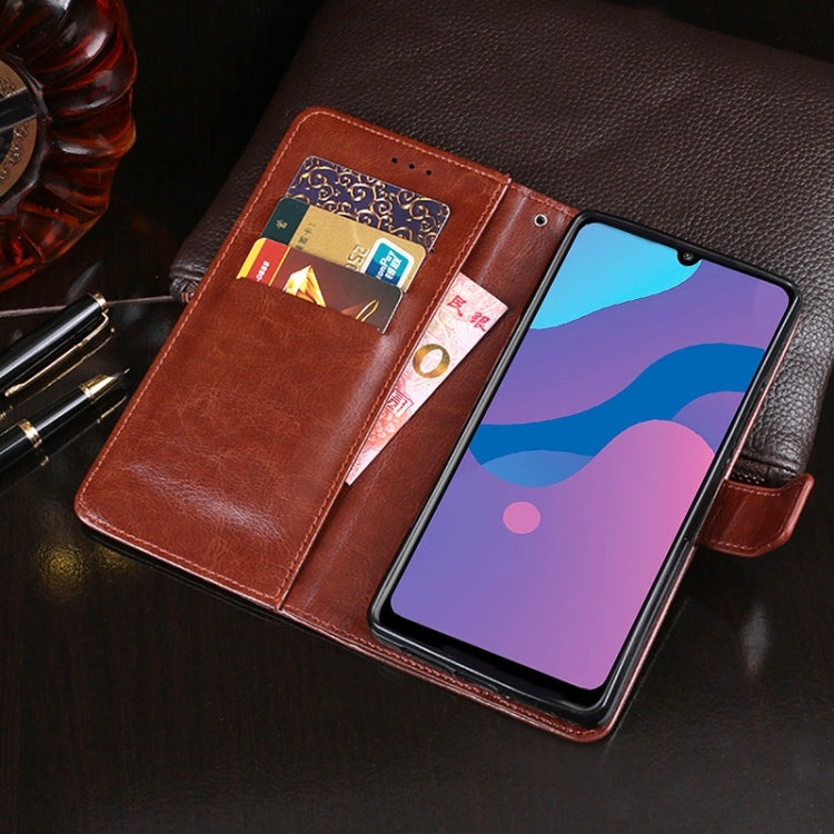 idewei Crazy Horse Texture Horizontal Flip Leather Case with Holder & Card Slots & Wallet, Series 1