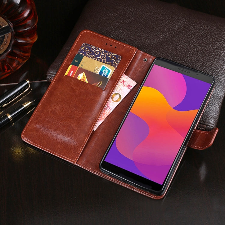 idewei Crazy Horse Texture Horizontal Flip Leather Case with Holder & Card Slots & Wallet, Series 3