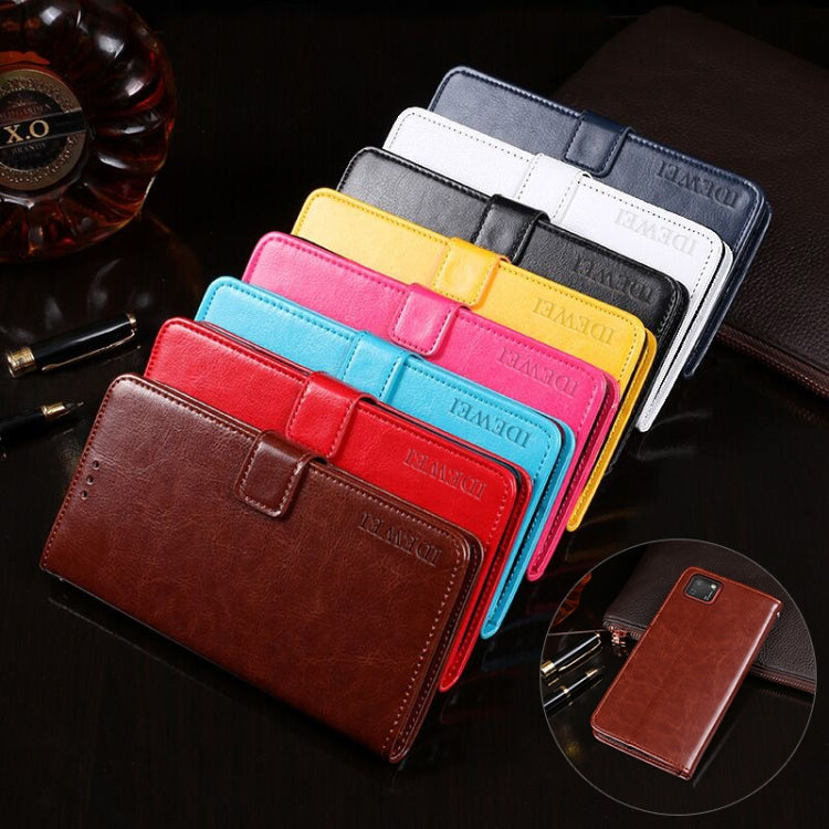 idewei Crazy Horse Texture Horizontal Flip Leather Case with Holder & Card Slots & Wallet, Series 3