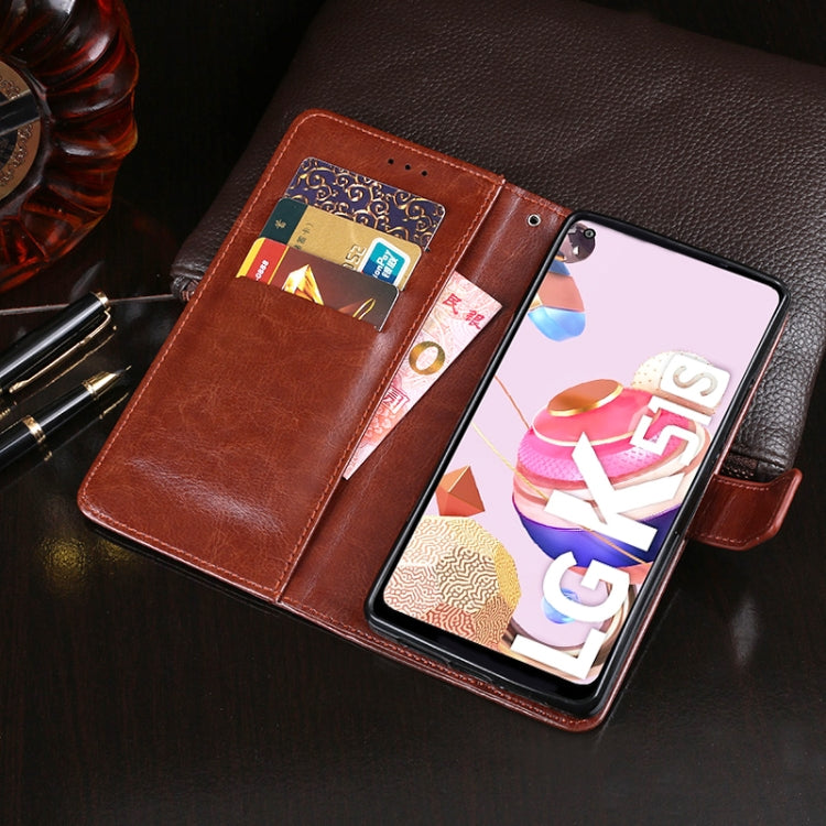 idewei Crazy Horse Texture Horizontal Flip Leather Case with Holder & Card Slots & Wallet, Series 2