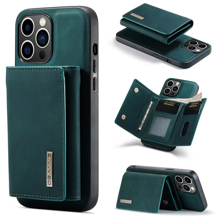 DG.MING M1 Series 3-Fold Multi Card Wallet Leather Phone Case, Series 1