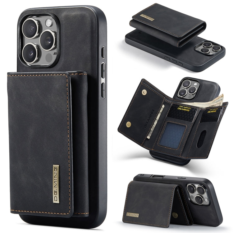 DG.MING M1 Series 3-Fold Multi Card Wallet Leather Phone Case, Series 1