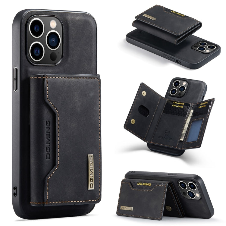 DG.MING M2 Series 3-Fold Card Bag Wallet Leather Phone Case, Series 2