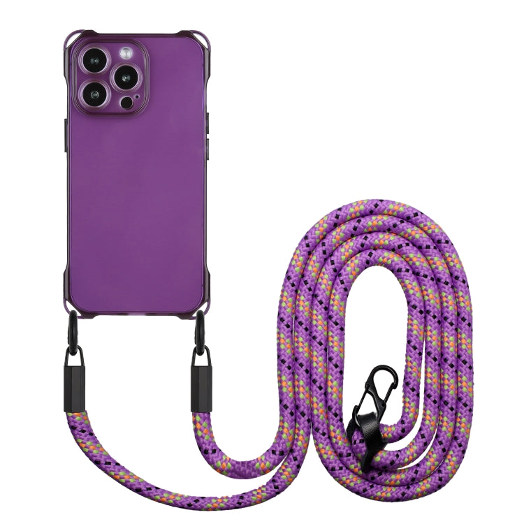 Four-corner Shockproof TPU Phone Case with Lanyard, Series 1