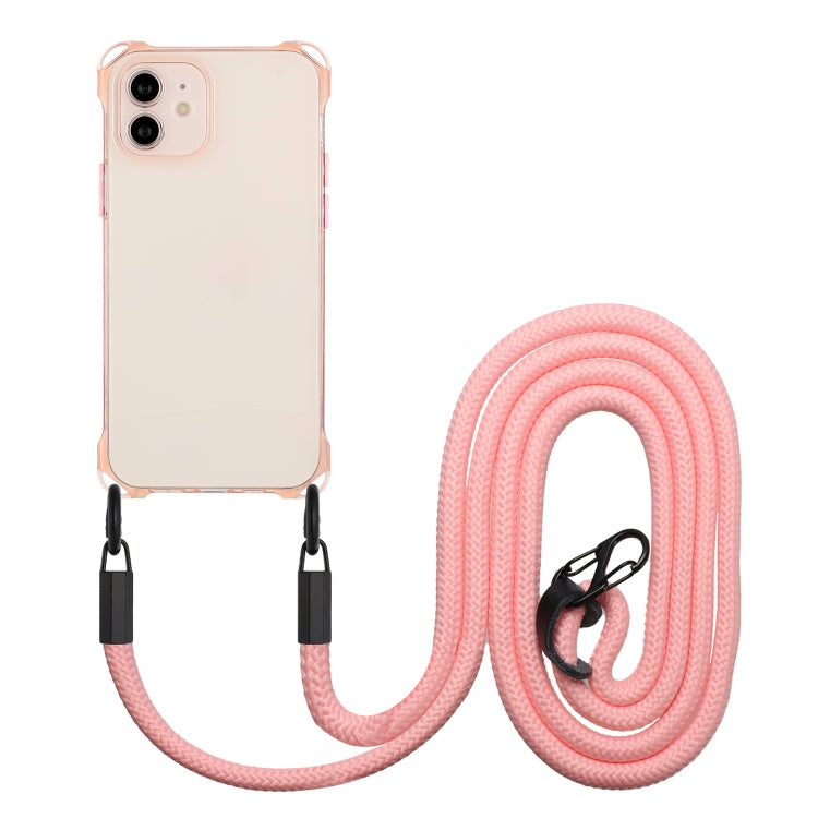 Four-corner Shockproof TPU Phone Case with Lanyard, Series 1