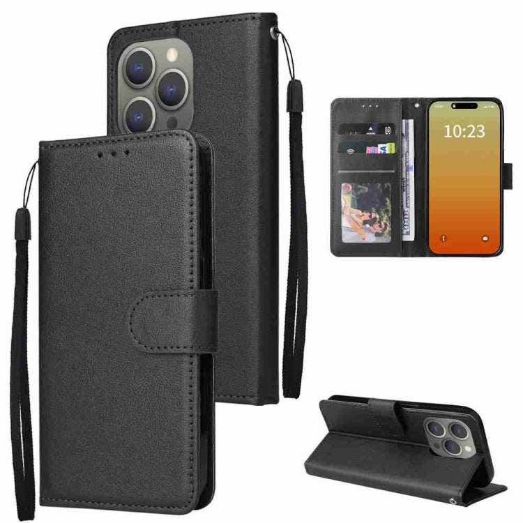 Multifunctional Horizontal Flip Leather Phone Case with Three Card Slots, Series 2