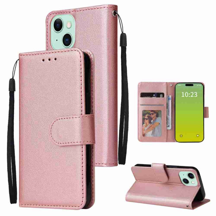 Multifunctional Horizontal Flip Leather Phone Case with Three Card Slots, Series 1