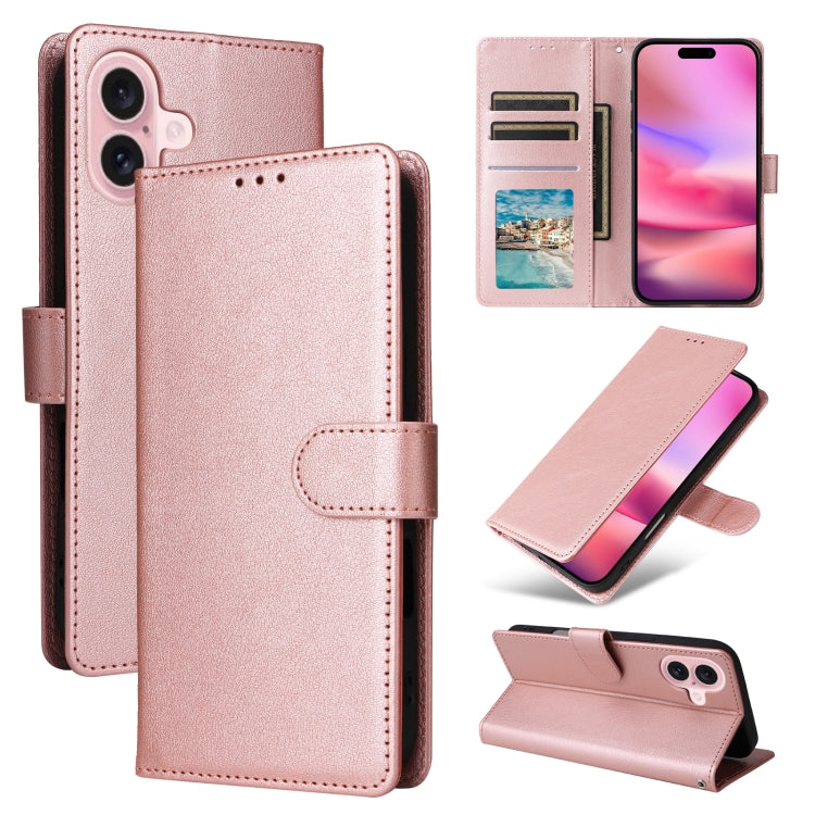 Multifunctional Horizontal Flip Leather Phone Case with Three Card Slots, Series 1