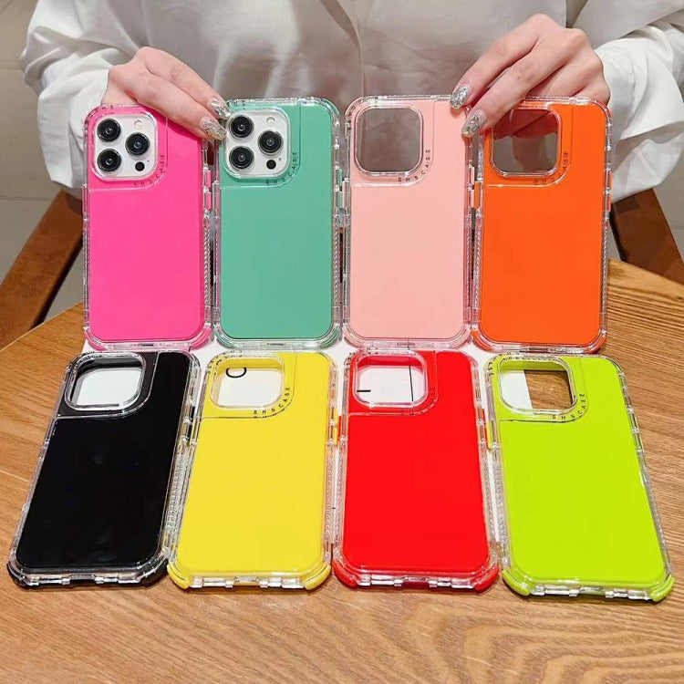 Dreamland 3 in 1 Solid Color Transparent Frame PC + TPU Phone Case, Series 1