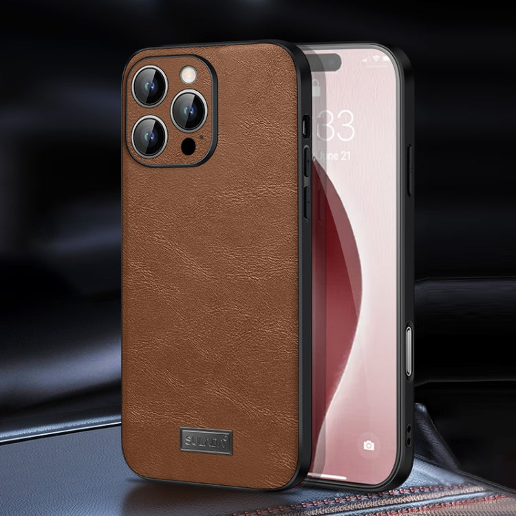 SULADA Shockproof TPU Hybrid Handmade Leather Phone Case, Series 1