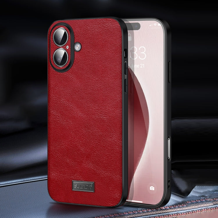 SULADA Shockproof TPU Hybrid Handmade Leather Phone Case, Series 1