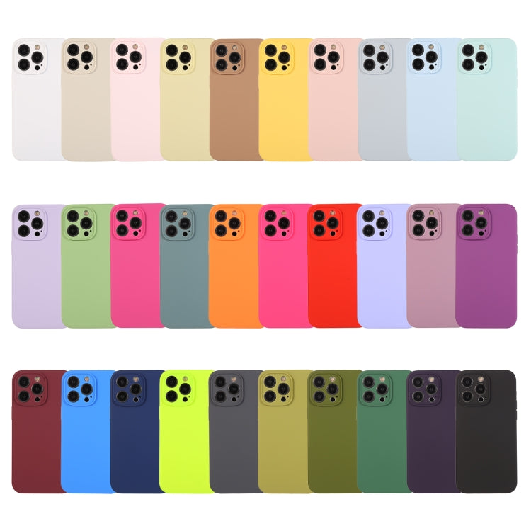 Pure Color Liquid Silicone Fine Pore Phone Case, Series 1