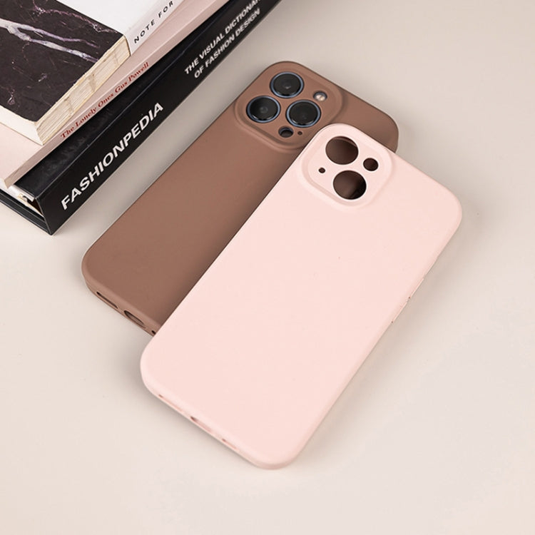 Pure Color Liquid Silicone Fine Pore Phone Case, Series 20