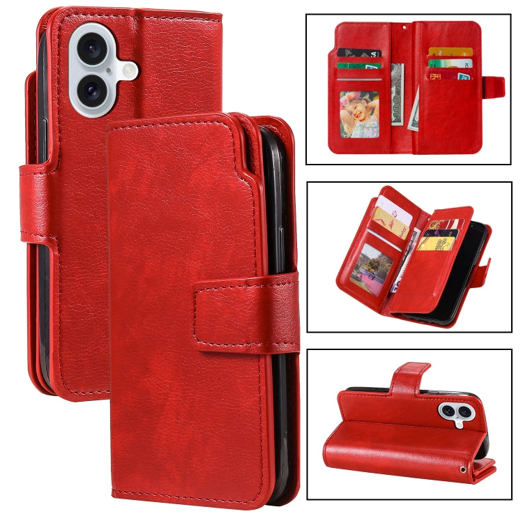 Tri-Fold 9-Card Wallets Leather Phone Case, Series 1