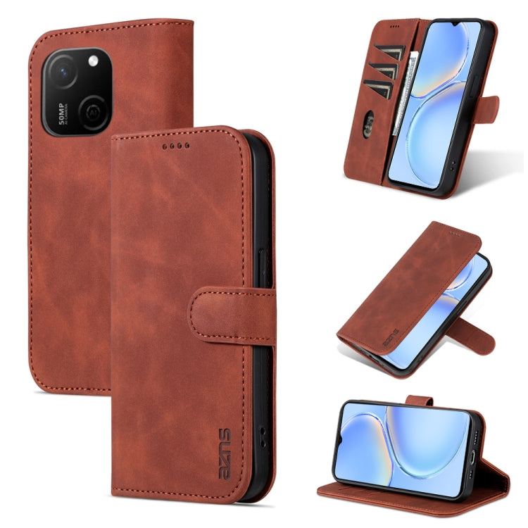 AZNS Skin Feel Calf Texture Flip Leather Phone Case, Series 1