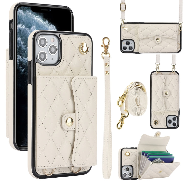 Crossbody Rhombic Horizontal Wallet Leather Phone Case, Series 3