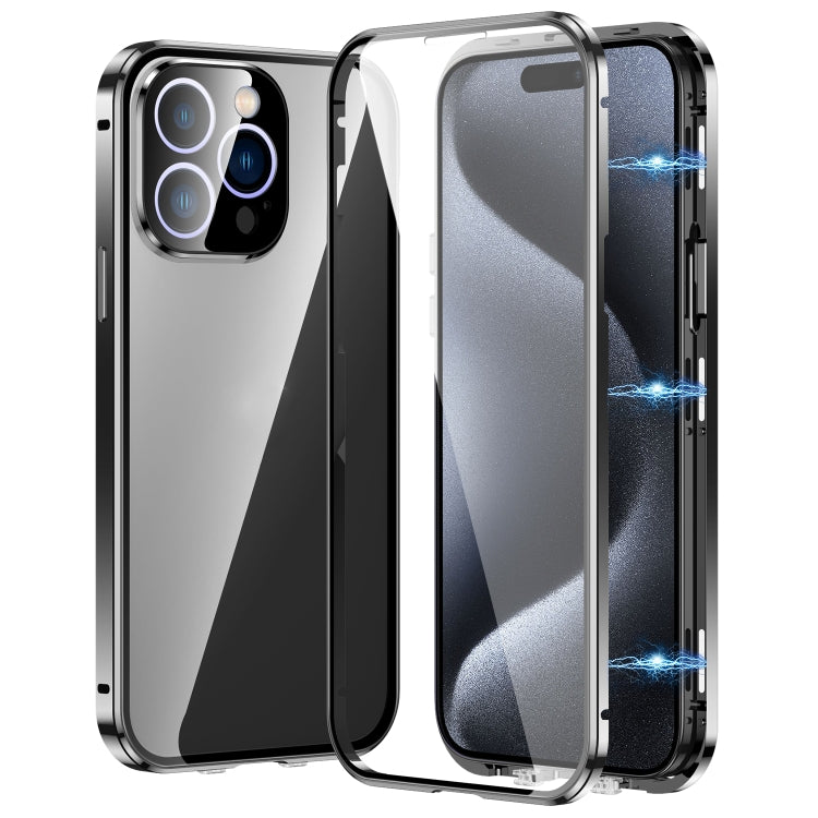 Magnetic Double-buckle HD Tempered Glass Phone Case, Series 2