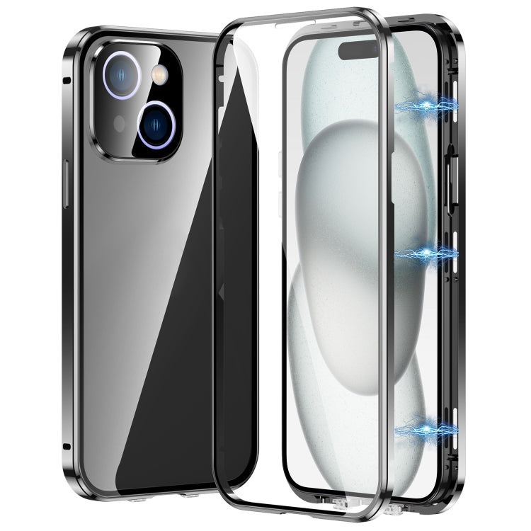 Magnetic Double-buckle HD Tempered Glass Phone Case, Series 1