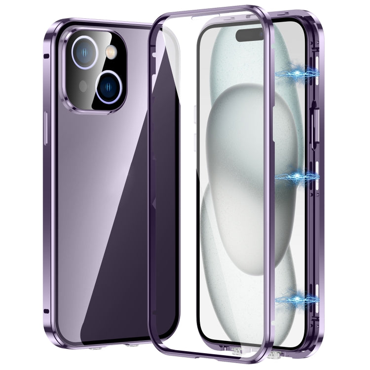 Magnetic Double-buckle HD Tempered Glass Phone Case, Series 1