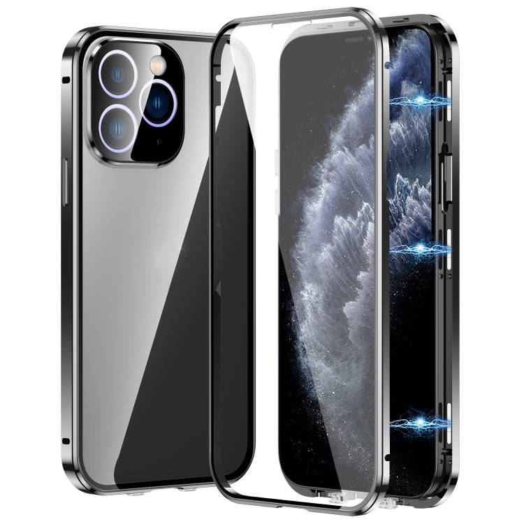 Magnetic Double-buckle HD Tempered Glass Phone Case, Series 2