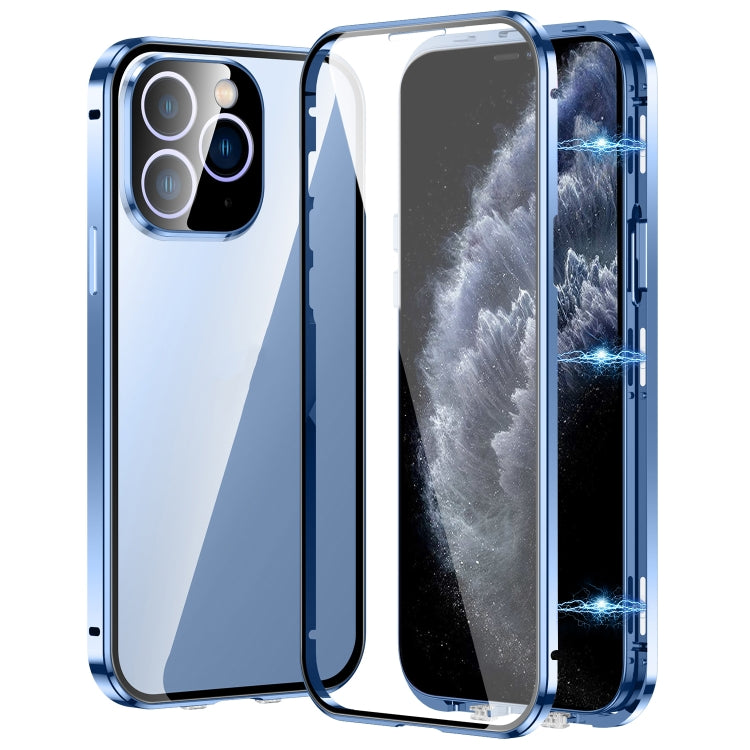 Magnetic Double-buckle HD Tempered Glass Phone Case, Series 2