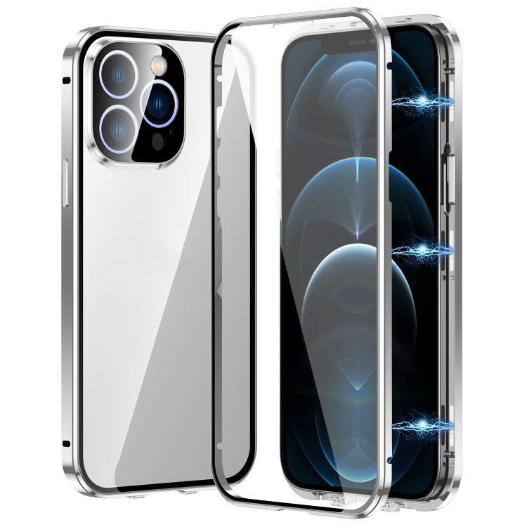 Magnetic Double-buckle HD Tempered Glass Phone Case, Series 2