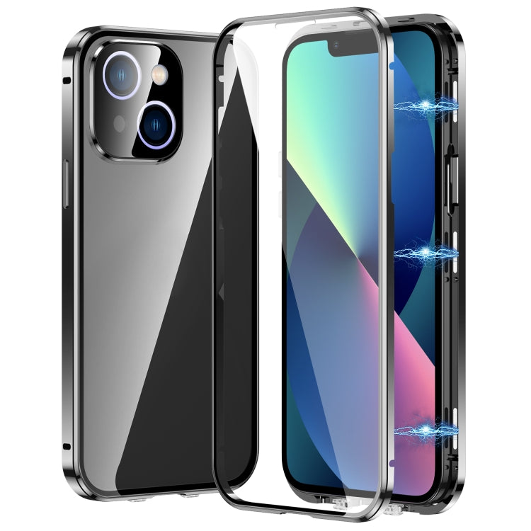 Magnetic Double-buckle HD Tempered Glass Phone Case, Series 3