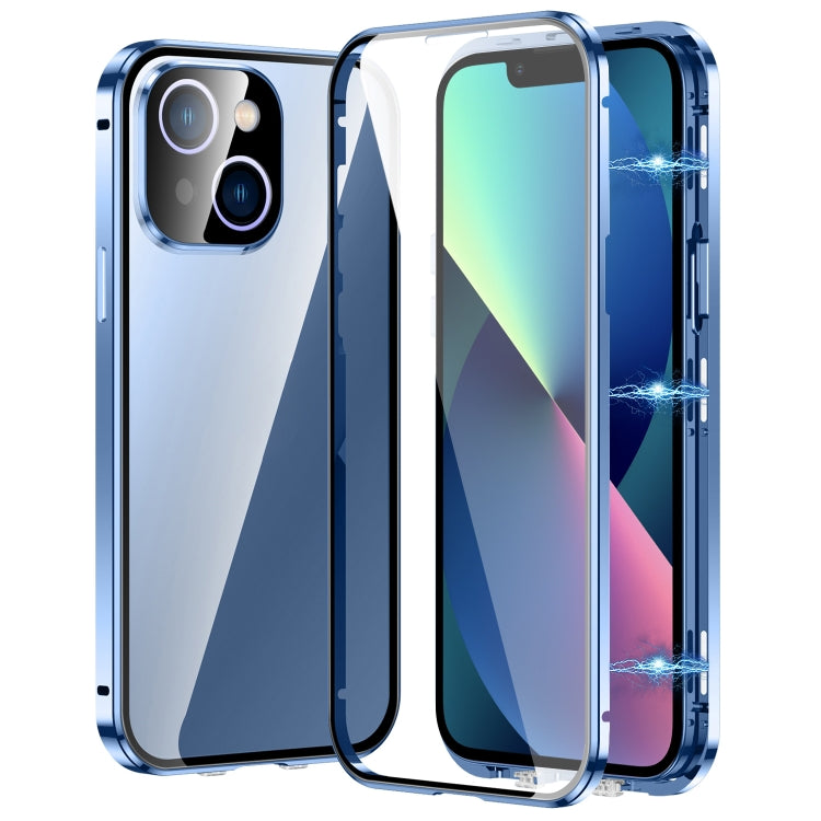 Magnetic Double-buckle HD Tempered Glass Phone Case, Series 3