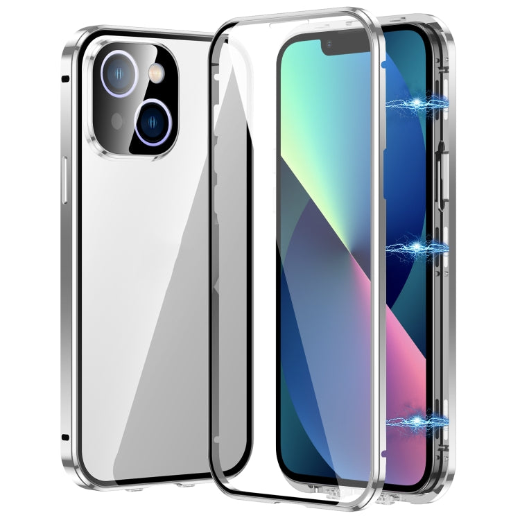 Magnetic Double-buckle HD Tempered Glass Phone Case, Series 3