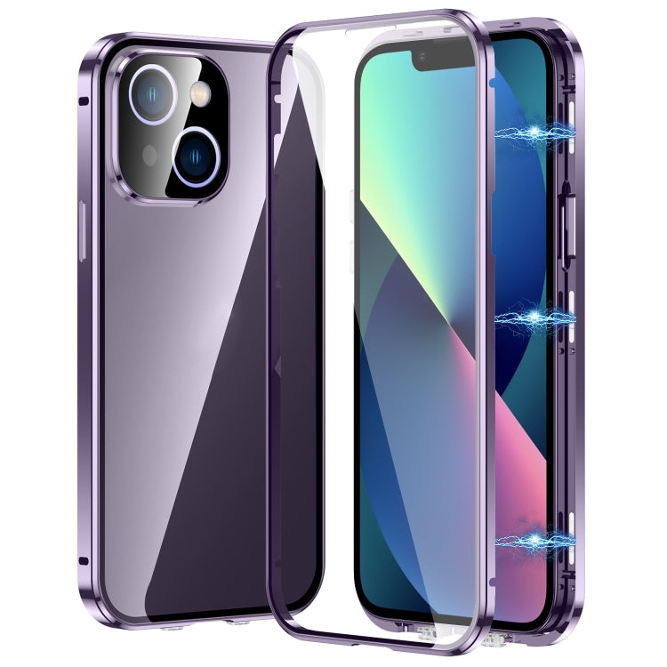 Magnetic Double-buckle HD Tempered Glass Phone Case, Series 3