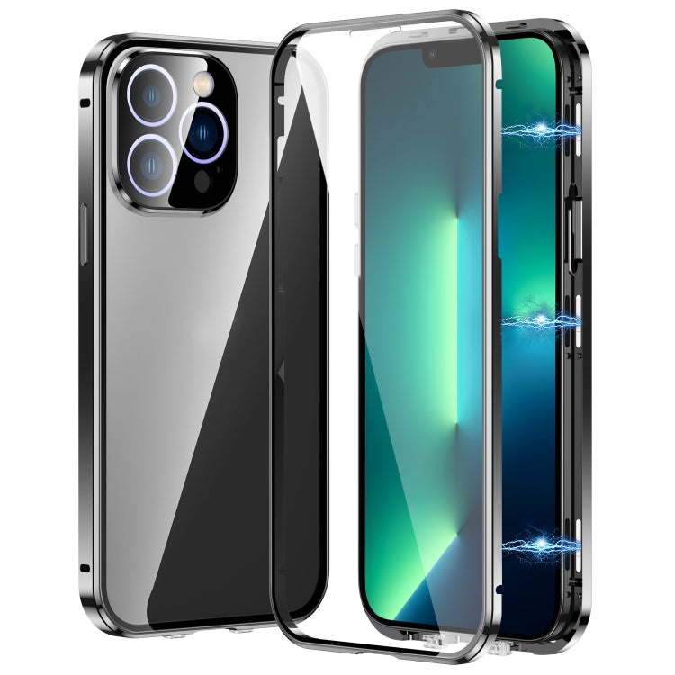 Magnetic Double-buckle HD Tempered Glass Phone Case, Series 3