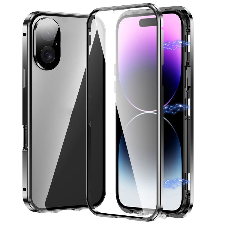 Magnetic Double-buckle HD Tempered Glass Phone Case, Series 1