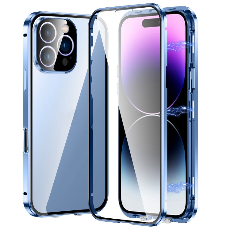 Magnetic Double-buckle HD Tempered Glass Phone Case, Series 3