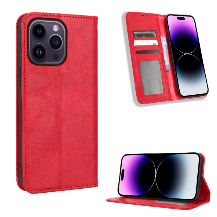 Magnetic Buckle Retro Texture Leather Phone Case, Series 2