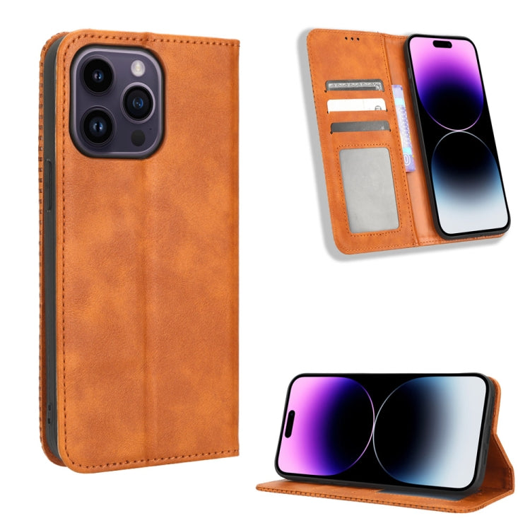 Magnetic Buckle Retro Texture Leather Phone Case, Series 2